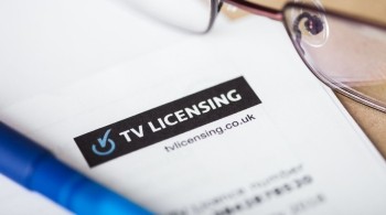 TV licence letter header