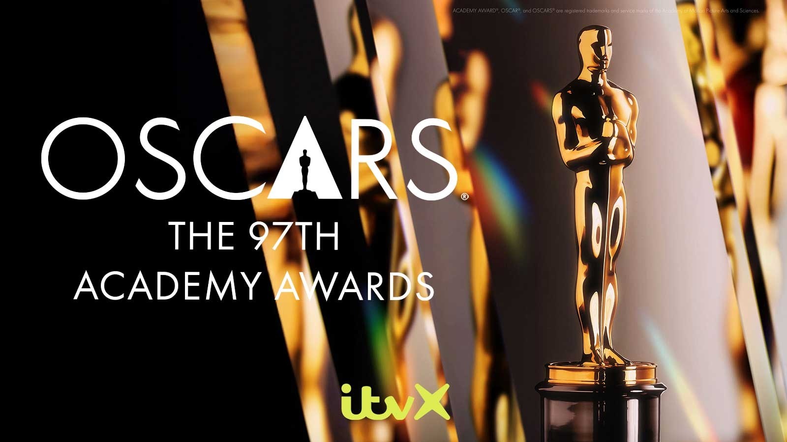 The 97th Oscars 2025, ITVX key art 